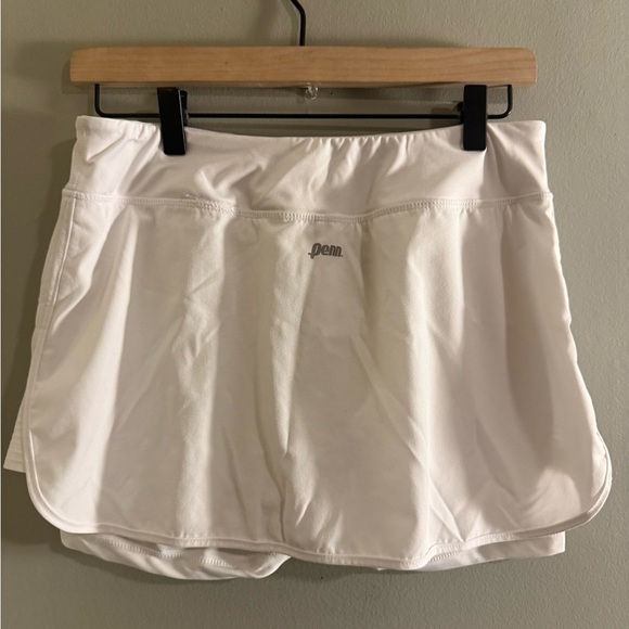 Penn White Skort with Flared Skirt and Elastic Waistband - Picture 2 of 8